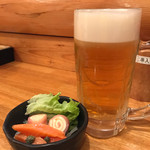 立凪 - サッポロ生ビール 420円。