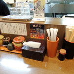 豚蔵 - 2017年2月1日(水)　カウンター席卓上