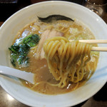 2017年2月1日(水)　ラーメン中(1.5玉)太麺のみ(750円)　麺リフト