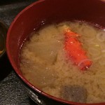 Totogura Nemuro - セットの味噌汁