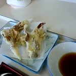 砂場道 - 舞茸の天ぷら300円