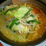 幸楽苑 - 辛子味噌野菜ラーメン690円