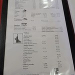 A Provinciana - 生ハムやドリンクメニューはポルトガル語