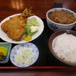 Hiroeya - アジフライ定食　650円