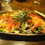 「海鮮サラダ（ハーフ）」（＾ｕ＾）