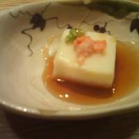 小割烹おはし 恵比寿 - お通し（ゴマ豆腐）
