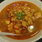 食彩ガーデン - 麻婆豆腐麺 750円 味は普通だけどボリューム大！