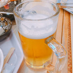 Le Paradis - ゲコちゃんは烏龍茶と共にビールを飲む