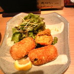 Gomi - そら豆と鶏そぼろの和風コロッケ