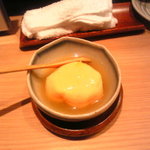 Gomi - 人参のお豆腐・柚子ソースがけ