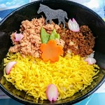 アニメイトカフェ - 期間限定・紅月の砕号丼（アニメイトカフェ池袋店）