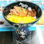 アニメイトカフェ - 期間限定・紅月の砕号丼（アニメイトカフェ池袋店）