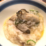 割烹・雑炊 大美 - ぷりっぷりの牡蠣。