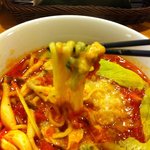 麺Dining セロリの花 - トマトスープ麺　アップ