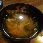 天ぷら 天真 - 味噌汁