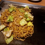 Okonomiyaki Yakisoba Fuugetsu - 風セットの焼きそばです。