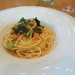 code kurkku - 生うにと菜の花のパスタ