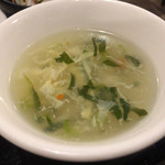 鶏贅沢 青蓮 - スープ