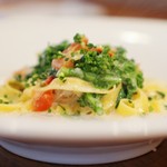 セルヴァッジョ - 桑名産蛤と菜の花クリームソース手打ちタリアテッレ