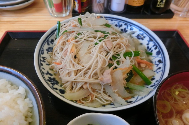 モツ煮込みとソーメンチャンプル定食 By Yama0117 信州 ゴールデン 新館 松本 居酒屋 食べログ