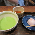 一保堂茶舗 喫茶室 嘉木 - 明昔（さやかのむかし）薄茶　1200円