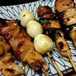 鳥ぎん - 定食の焼き鳥