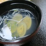 よし寿司 - あさりの吸い物