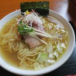 SAMURAI 桃太郎 - 鶏だしそば大盛り（￥850）塩