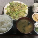 まさみ食堂 - 野菜炒め定食