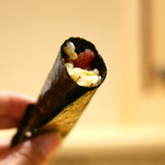 鮨 あらい - 鮪手巻き