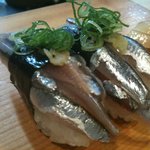 ふじ鮨 - 小イワシの握りを頂きました。