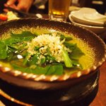 花月 - ほうれん草は、正月の雑煮を思い出しましたｗ