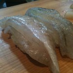 ふじ鮨 - えんがわの握りを頂きました。