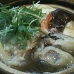 ふじ鮨 - 海鮮寄せ鍋を頂きました。寒い日には鍋が美味しいですね