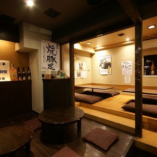 A fun party! A horigotatsu that can accommodate 10 people! Semi-private room