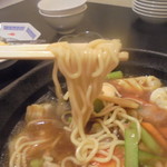 中国料理 王記 - 広東風野菜あんかけラーメン720円+半チャーハン100円