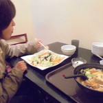 中国料理 王記 - 海鮮あんかけやきそば（かた揚げ麺）980円