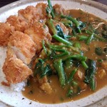 CoCo壱番屋 - ささみカツカレーほうれん草