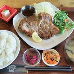 フルカワ食堂2 - トンテキ定食(￥９５０円)