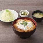 Chami pork Katsu-don (Pork cutlet bowl)
