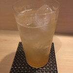 旬菜 おぐら家 - 梅酒ソーダ