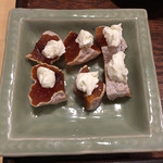 旬菜 おぐら家 - 干柿クリームチーズ