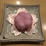 旬菜 おぐら家 - 桜モナカと桜アイス