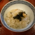 蓬左茶寮 - 白ミル貝のご飯