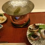 蓬左茶寮 - トリガイのしゃぶしゃぶ