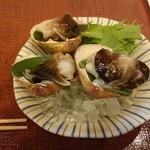蓬左茶寮 - トリガイのしゃぶしゃぶ