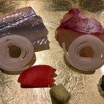 旬菜 おぐら家 - サヨリと桜鯛