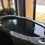 観山聴月 - お部屋には源泉掛け流しの半露天風呂が付いています！！