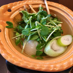 観山聴月 - 朝から「水餃子鍋」って！！