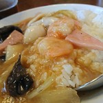 中華丼のアップ